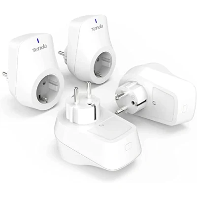 Immagine di Tenda Presa WiFi Smart Beli SP9, Spine Intelligenti Compatibile Alexa e Google Home, APP Tempismo, Controllo Remoto, Nessun Hub Richiesto, Plug con Monitoraggio Energetico, 16A, 3.68KW, 4 Pack