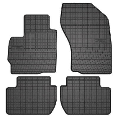 Immagine di FROGUM 0482 Set tappetino Gomma anteriore e posteriore 4 nero Su misura MITSUBISHI: ASX SUV, Outlander 2 SUV