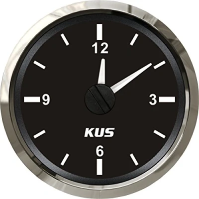 Immagine di KUS Orologio in formato 12 ore con retroilluminazione 52 mm V/24 V