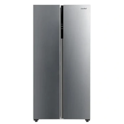 Immagine di Comfee &#039; RCS609IX2 Frigorifero Congelatore Americano/No Frost/Compressore Inverter/Altezza 177,5 cm/271 L di Refrigerazione/189 Congelamento/Doppio controllo/SuperCool, Inox