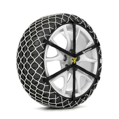 Immagine di Michelin Easy Grip Limited 008331 Catene da neve con tendicatena istruzioni montaggio, borsa custodia Acciaio
