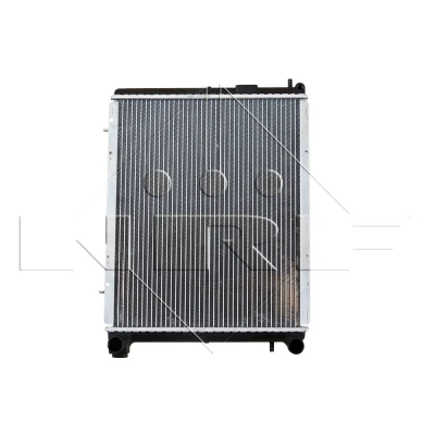 Immagine di NRF 507352 Radiatore motore Alluminio 480 386 34 con parti annesse Alette di raffreddamento saldate RENAULT: Trafic I Bus, Van