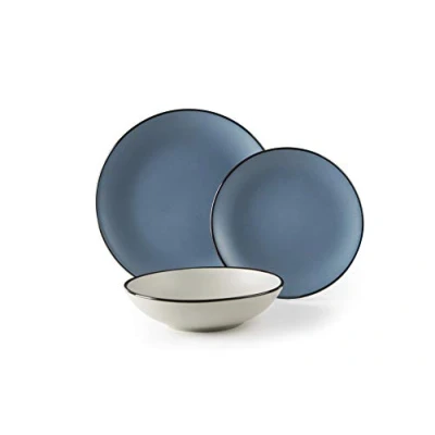 Immagine di Excelsa Servizio Piatti, Blue, 18 Pezzi