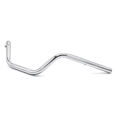 Immagine di 7/8 &quot;22mm Vintage Retro Manubrio universale Drag Straight Bar Chopper Bobber Cruiser Custom CG (Chrome)