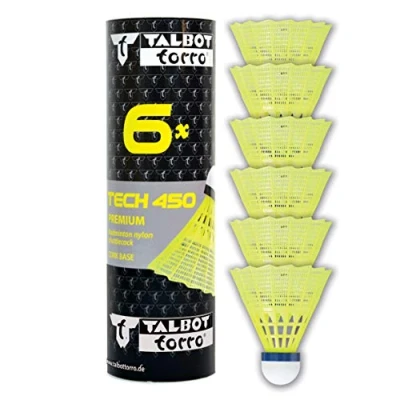 Immagine di Talbot Torro TECH 450, Palline da badminton, colore: Giallo, Medio