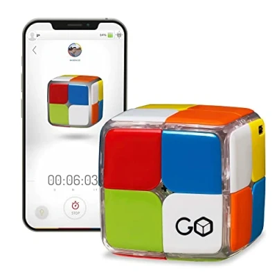 Immagine di GoCube 2x2 il primo cubo connesso di sempre che aiuta a imparare come risolvere Cubo! Puzzle STEM collegato un’app si adatta tutte le età e capacità. App gratuita.