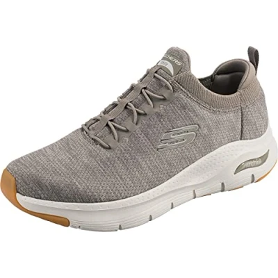 Immagine di Skechers Arch Fit Waveport, Scarpe da ginnastica Uomo, Trim In Rete Tortora, 41 EU