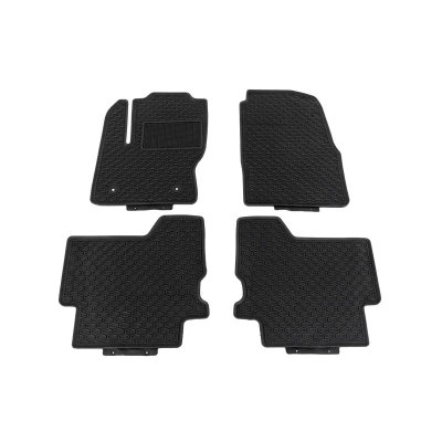 Immagine di VAICO V25 2358 Set tappetino Gomma anteriore e posteriore 4 nero Su misura FORD: KUGA 2
