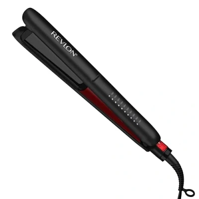 Immagine di Revlon SmoothStay 25mm Piastra per capelli con infusione di olio cocco + custodia da viaggio inclusa RVST2211P