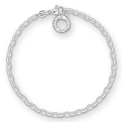 Immagine di Thomas Sabo Charm Club Bracciale Classico con da Donna in Argento Sterling 925 X0163 001 12
