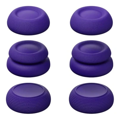 Immagine di Savage Raven by Skull &amp; Co. Skin, CQC and FPS Thumb Grip Set Joystick Cap Analog Stick for PlayStation Portal Galactic Purple, 3 Pairs(6pcs)