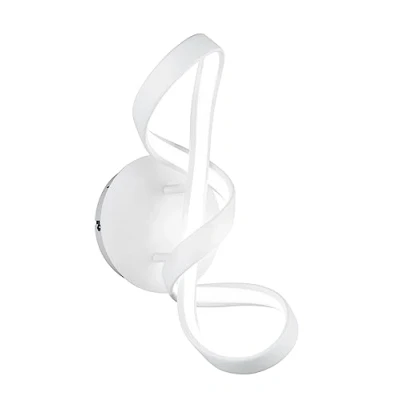 Immagine di Reality, Applique, Puno incl. 1 x LED,SMD,8,0 Watt,3000K,800 Lm. Plastica, Bianco, Finitura: nero opaco L:15,0cm, A:15,0cm, P:10,0cm Montaggio a parete,IP54