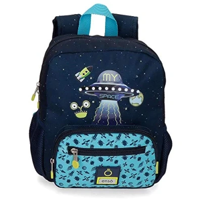 Immagine di Enso My Space, Bagagli Borsa A Tracolla Bambini E Ragazzi, Blu (Blue), 23x28x10 cms