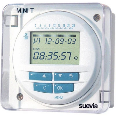 Immagine di Suevia Practic Log Timer da incasso analogico digitale 230 V/AC 3680 W