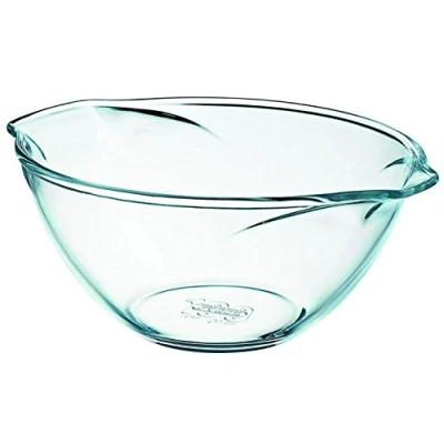 Immagine di PYREX 8010826 100 Ans Ciotola in Vetro Borosilicato, 20,5 X 15,6 11 Cm, Trasparente