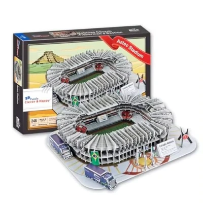Immagine di Habarri ESTADIO Azteca puzzle 3D stadio di calcio per bambini e adulti Modello Modellismo 246 elementi
