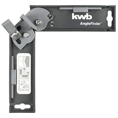 Immagine di kwb 061400 Smusso angolare con metà angolo 0 180 gradi piastre di arresto e scala leggibile