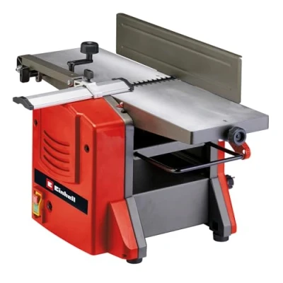 Immagine di Einhell pialla stazionaria TC SP 204/2 (1500 W, 9000 min 1, larghezza 204 mm, struttura stabile per la piallatura a spessore e profilatura, staffa di erogazione estraibile)