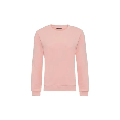 Immagine di Redbridge Felpa basic con scollo rotondo, stile casual, Colore: rosa., 3XL