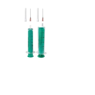 Immagine di Set di siringhe da laboratorio, siringa per liquidi, con ago smussato, diverse misure, hobby e lavori domestici (set 1 x 20 ml 10 ml)