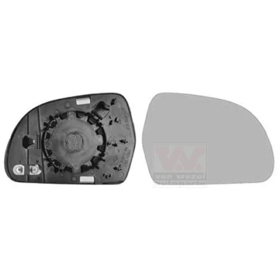 Immagine di VAN WEZEL 0327832 Vetro Specchio Retrovisore Dx AUDI: A4 B8 Avant, A3 Sportback, Hatchback, SKODA: Octavia 2 Combi, II Hatchback