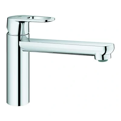 Immagine di GROHE 31691000 Quickfix Start Flow, Miscelatore Monocomando per Lavello, Bocca Media, Sistema di Installazione Semplice, Cromo