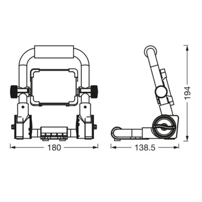 Immagine di LEDVANCE LED Worklight Value R Stand faretto 10W