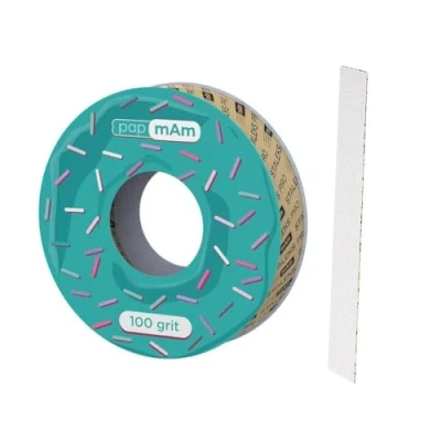 Immagine di STALEKS PRO BOBBINAIL Ricambio Monouso Lime Bianco Papmam Expert per Donut Dispenser 6 Mts (Grana 100)