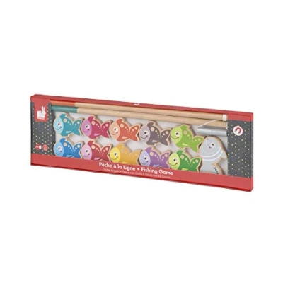 Immagine di Janod From 2 years old Wooden Angling Magnetic Toy Alone or with Several Skill Games Manipulate and Handle J03062