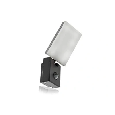 Immagine di HUBER lampada da parete a LED con sensore di movimento, 140, 10 W, 800 lm, IP54, esterno interna, orientabile, girevole, antracite