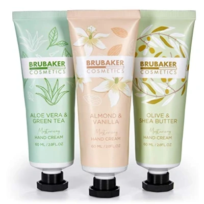 Immagine di BRUBAKER Cosmetics Set Regalo Crema per le Mani 3 Confezioni di Idratante Secche, Ruvide e Screpolate con Urea Burro Karitè