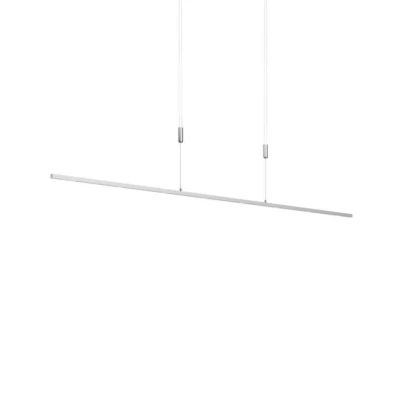 Immagine di Lucande Lampada LED a sospensione Arnik, 180 cm, nichel, dimmerabile, alluminio