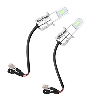 Immagine di Lampadina fendinebbia, 2 pezzi H3 80W 8000K LED fendinebbia Ice Blue12 24V universale