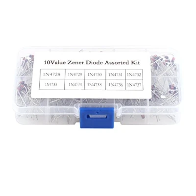 Immagine di 200Pz 10 Valori LED Diodo Zener Assortimento DIY Kit con Scatola Trasparente 1N4728 1N4737