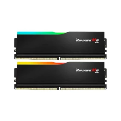 Immagine di G.Skill Ripjaws M5 RGB Kit memoria PC Dettaglio DDR5 48 GB 2 x 24 Non ECC 5200 MHz 288pin DIMM CL40 F5 5200J4040A24GX2 RM5RK