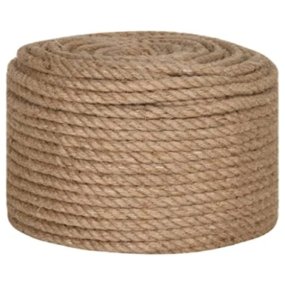 Immagine di vidaXL Corda in Juta 100% 10 mm Cima Intrecciata Fune Navale Cordame