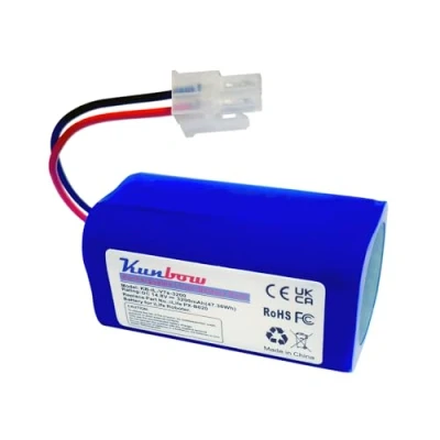 Immagine di Kunbow Batteria agli ioni di litio da 3200 mAh, per robot aspirapolvere iLife A4, A4s, A6, V7, V7s Plus, Pro, X620, Y8H4 (14,8 V/47,36 Wh)