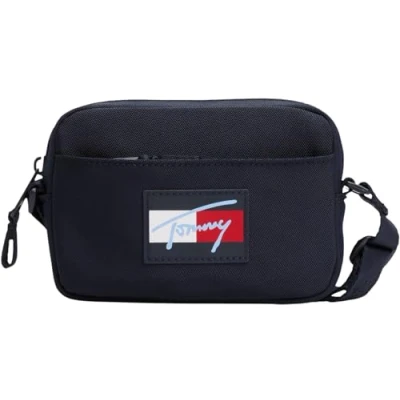 Immagine di Tommy Hilfiger Script FLAG Crossover BAG Unisex Borsa a tracolla per bambini, Taglia: One Size, Space blue