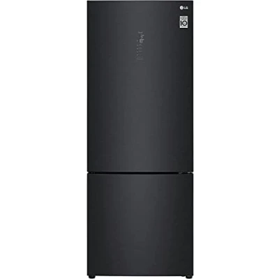 Immagine di LG GBB569MCAMN Frigorifero Combinato Total No Frost, 462L, Larghezza 70cm, Wi Fi, Door &amp; Linear Cooling, Cassetto Fresh Balancer, Display Metal Touch, Compressore Smart Inverter, Diagnosis, Nero