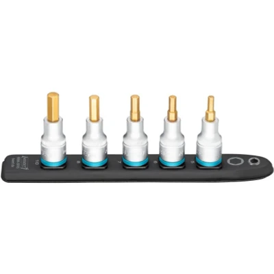 Immagine di Hazet 986K SR/5 Brugola interna Striscia di connessione 5 parti Quadrata , 1/2 (12.5 mm)