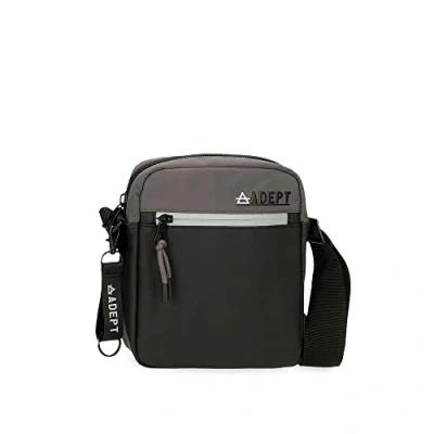 Immagine di Pepe Jeans Adept Arker Borsa media Grigio 17x22x6 cm Poliestere e PU, grigio, Tracolla