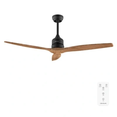 Immagine di Cecotec Ventilatori da Soffitto EnergySilence Aero 5270 DarkWood 40 W, Diametro 132 cm, Telecomando, Timer Fino a 8 Ore, 6 Velocità, 3 Pale, Estate/Inverno, Altezza Regolabile