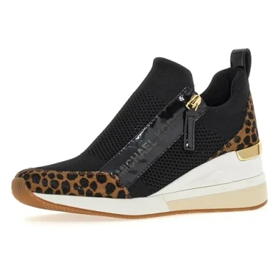 Immagine di Michael Kors Willis Wedge Trainer Sneakers basse husk/multicoloured, Donna, Taglia: 39.5, Husk/multi coloured Tessuto