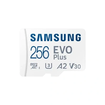 Immagine di Samsung EVO Plus Scheda microSD Dettaglio 256 GB UHS I, v30 Video Speed Class, A2 Application Performance Class incl. Adattatore SD