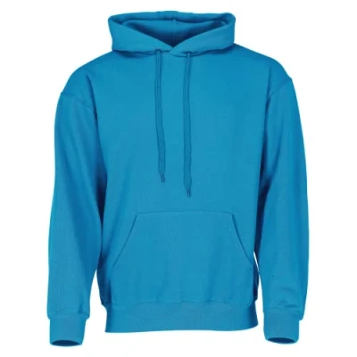 Immagine di Fruit of the Loom Felpa classica con cappuccio + sacchetto in tessuto MyShirt, Azzurro Myshirt tessuto, XL