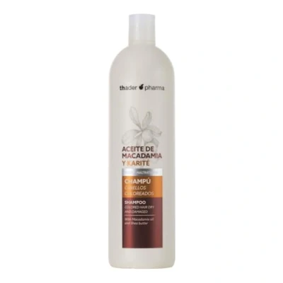 Immagine di Thader Th Pharma Shampoo con estratto di noce macadamia e burro karitè, 1000 ml