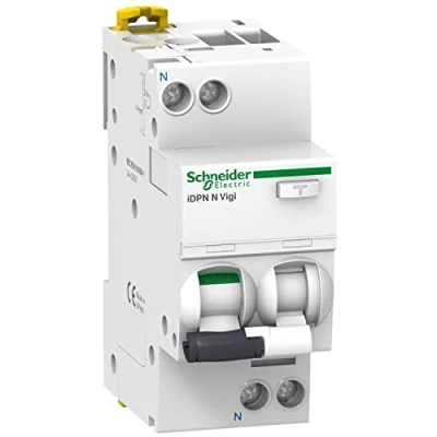 Immagine di Schneider Electric a9d33616 Interruttore differenziale IDPN N Vigi, 1P + N, 16 A, 30 mA classe si