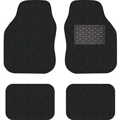 Immagine di Nicoman UNI 1 CUT BK FU 4PC Tappetini Auto Opt1 Black Opt4 Full Set 4 Pezzi