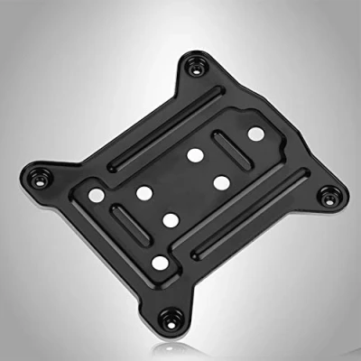Immagine di Durevole Forte CPU dissipatore di Calore Staffa backplane Piastra Posteriore Ferro Alta qualità per 1150/1151/1155/1156 Nero