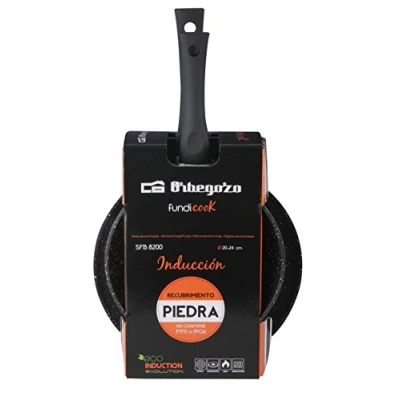 Immagine di Orbegozo SFB 8200 Set di 2 padelle in alluminio forgiato, diametro 20 e 24 cm, superficie antiaderente